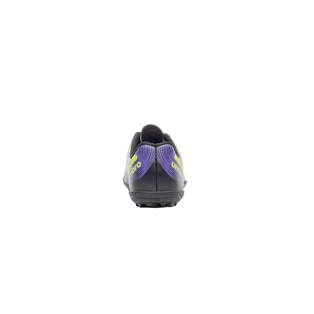 Chuteira Juvenil Umbro Society Orbit Jr U07FB00179-106 Preto/Roxo 7