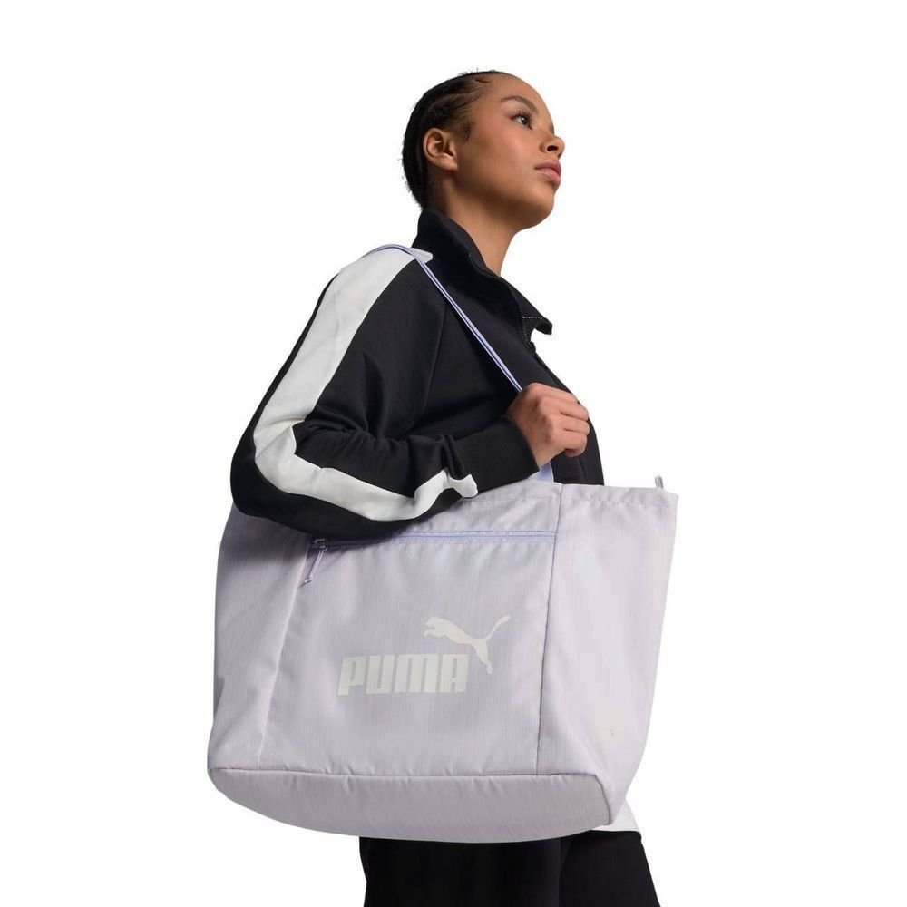 Bolsa Puma Base Shopper Unissex 091345-02 Azul Claro/Branco 3