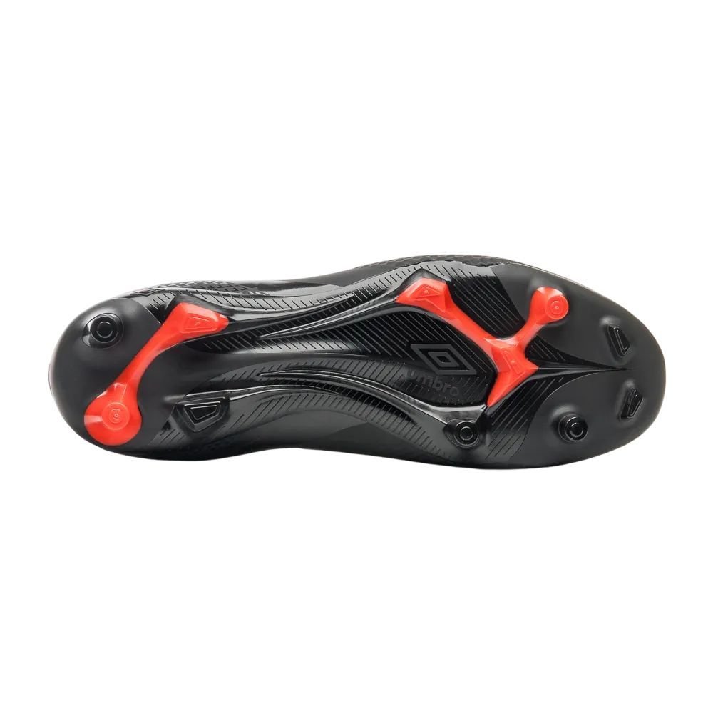 Chuteira Umbro Campo Adamant Top Speed Masc U01FB00225-142 Preto/Vermelho 5