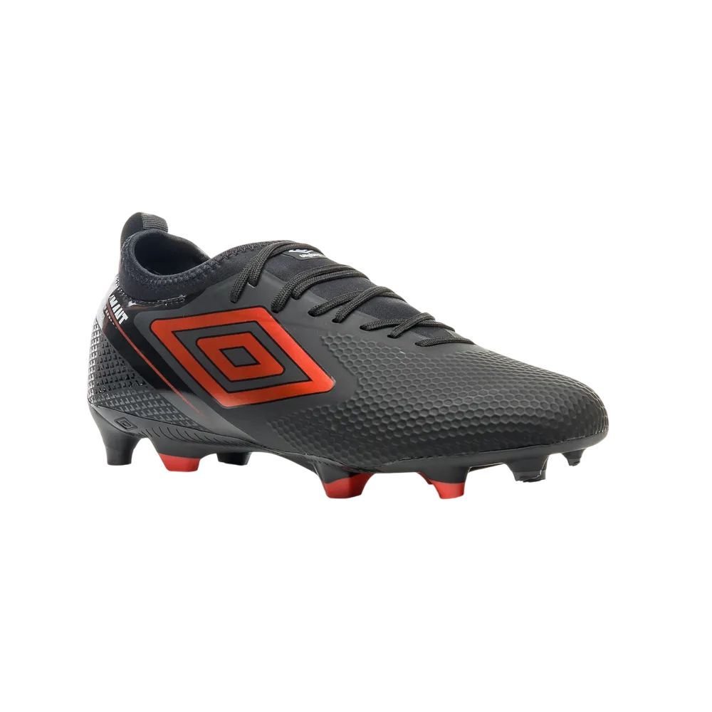 Chuteira Umbro Campo Adamant Top Speed Masc U01FB00225-142 Preto/Vermelho 3