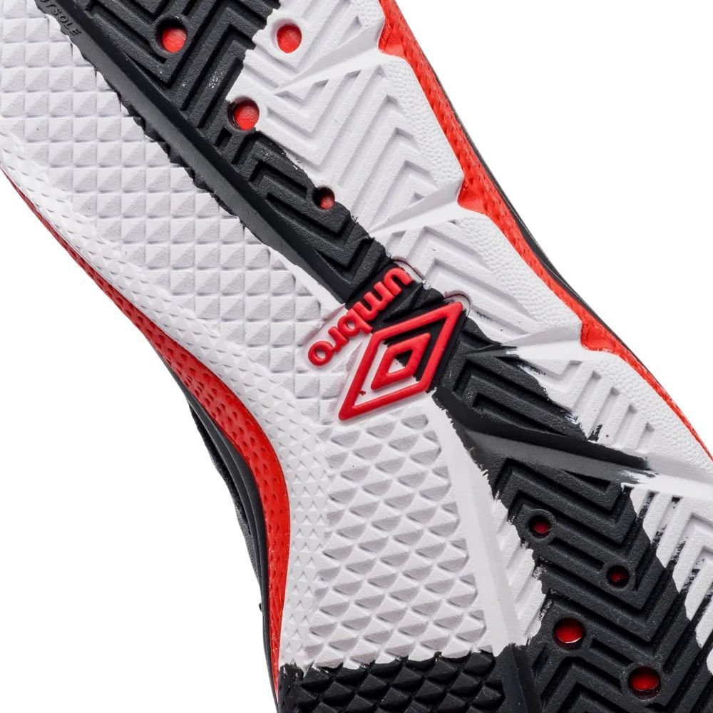 Chuteira Umbro Futsal Adamant Master Masc U03FB00291-142 Preto/Vermelho 10
