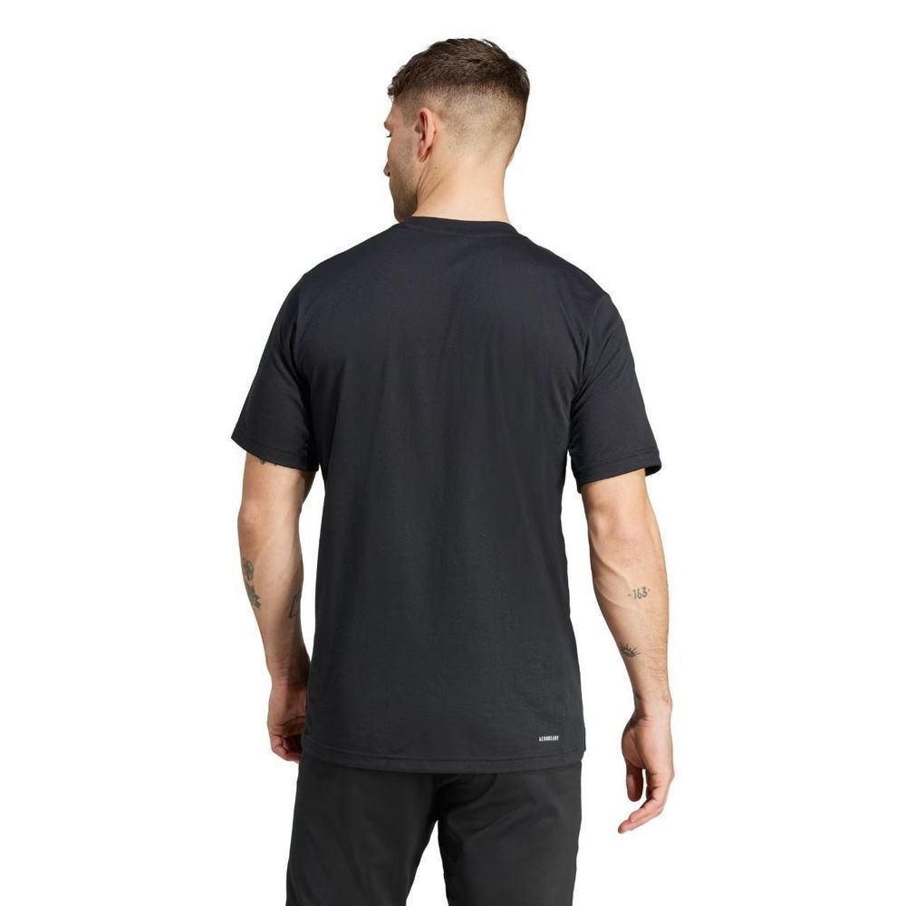 Camiseta Adidas M/C Logo Camuflada Masculina IS6151 Preto 3