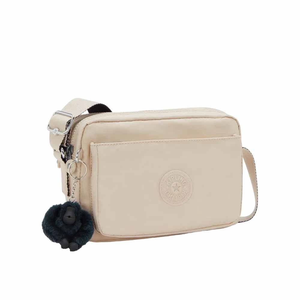 Bolsa Kipling Abanu M Unissex I707626V Bege 2