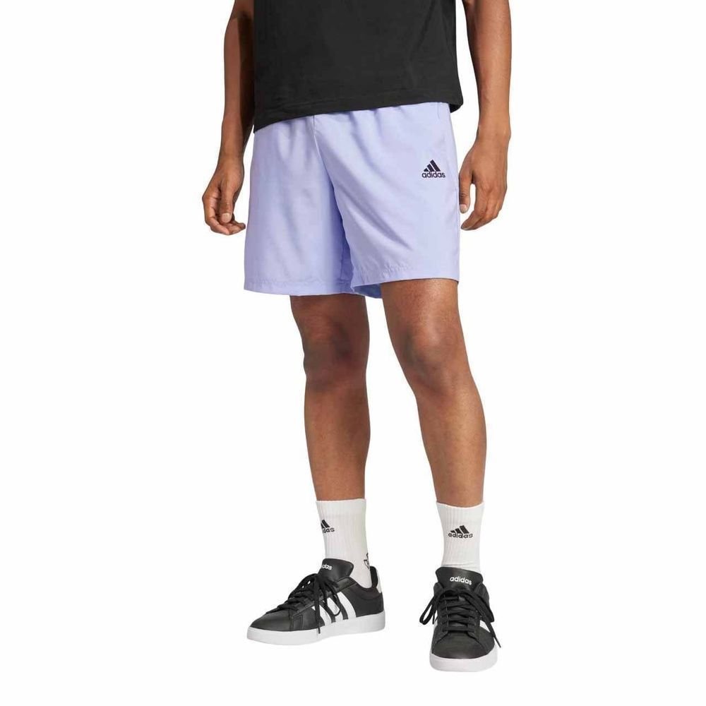 Shorts Adidas Chelsea Small Logo Masculino IW7699 Lilás/Preto