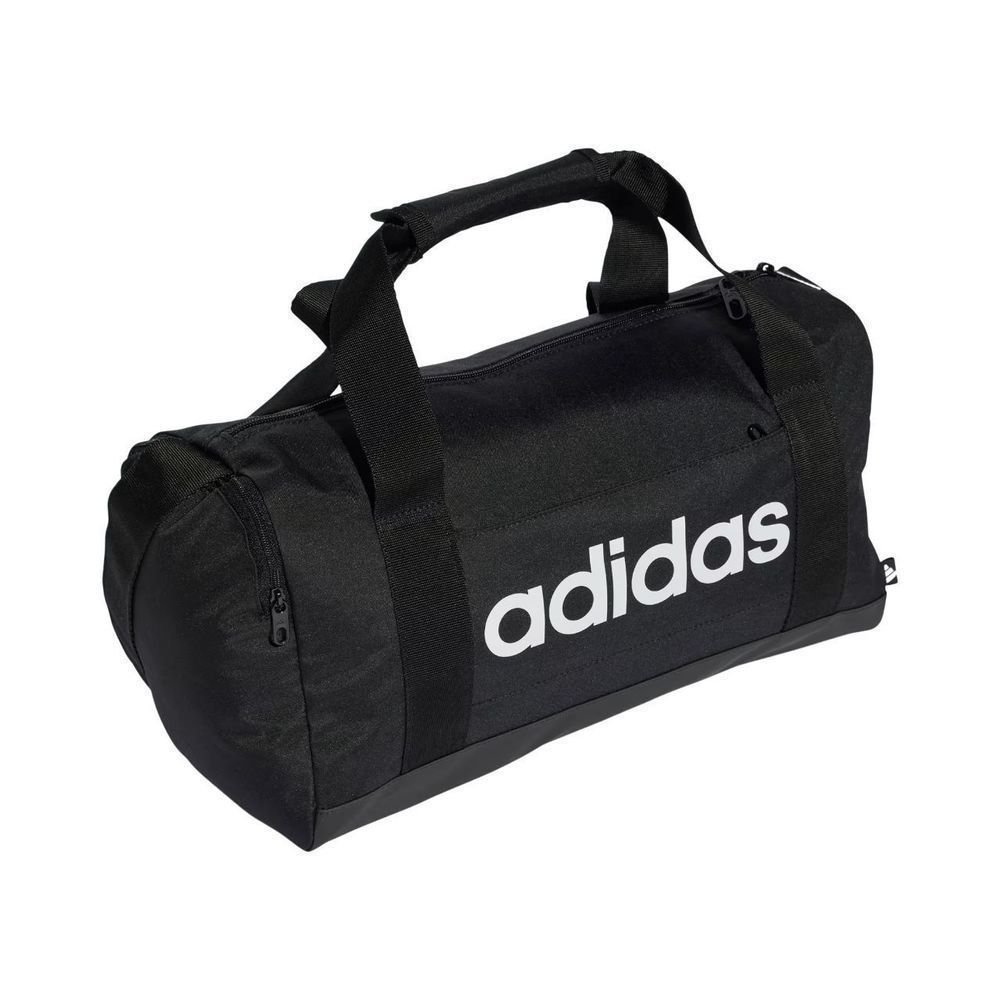 Mala Adidas Duffel Linear PP Unissex JE8347 Preto/Branco 2