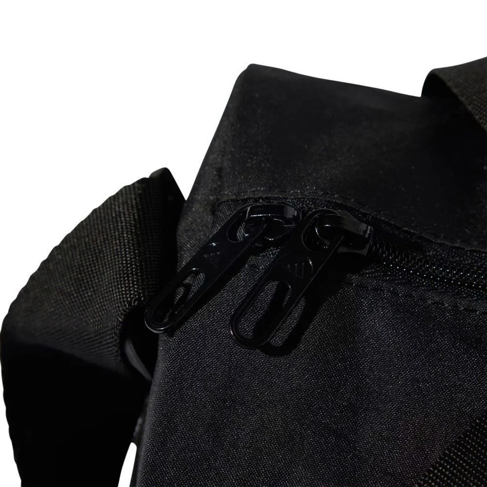 Mala Adidas Duffel Linear PP Unissex JE8347 Preto/Branco 5