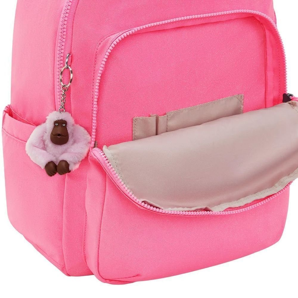 Mochila Kipling Seoul Unissex I57649PB Rosa 5