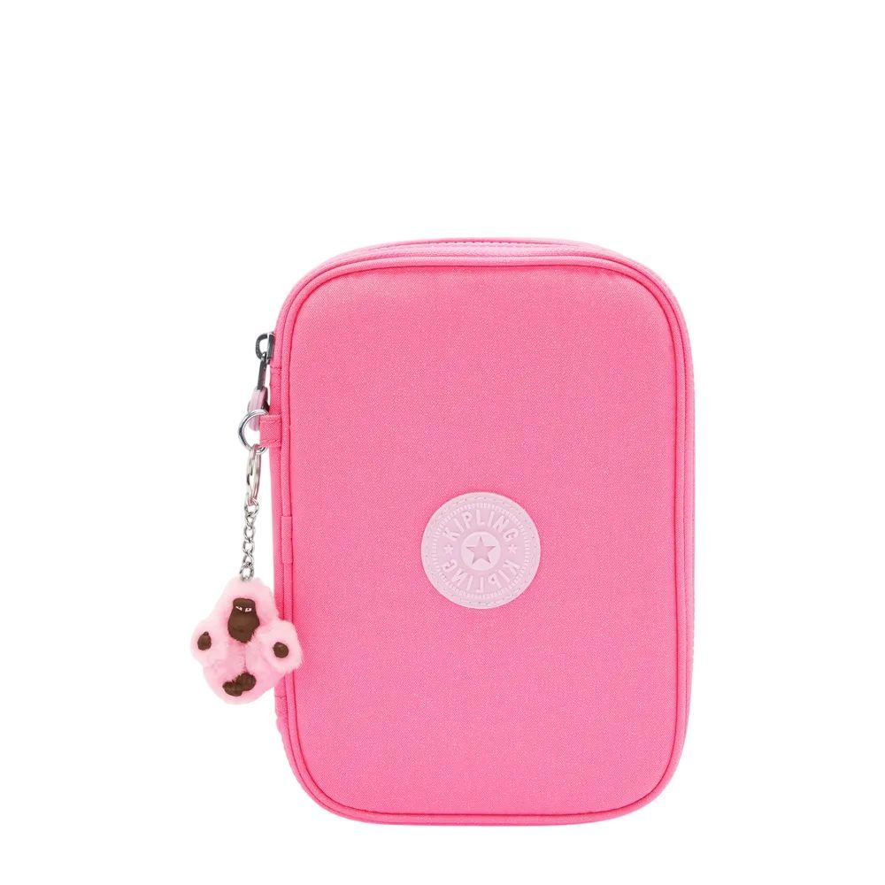 Estojo Kipling 100 Pens Unissex I36249PB Rosa 1