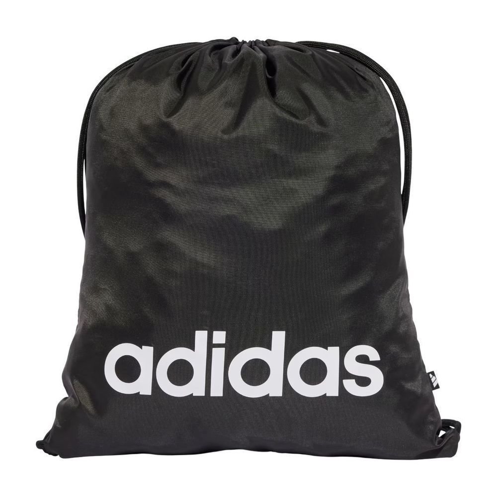 jum Sacola Adidas Gymsack Linear Unissex JE8342 Preto ファンデーション