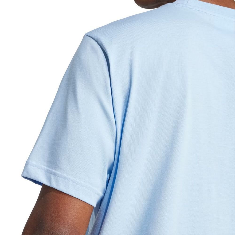 Camiseta Adidas M/C Big Logo Masculina JE8937 Azul Claro/Preto 6