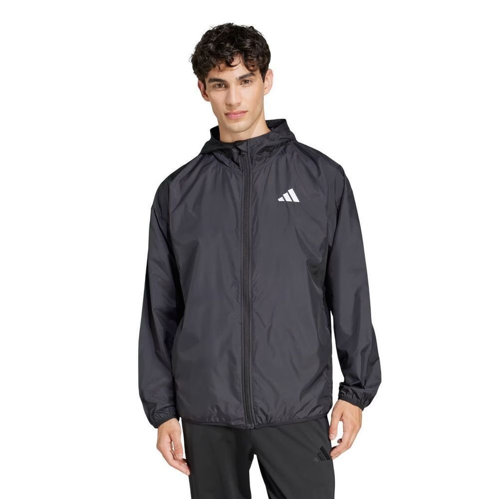 Jaqueta Adidas Corta Vento Essentials Big Logo Masc JF3687 Cinza 2