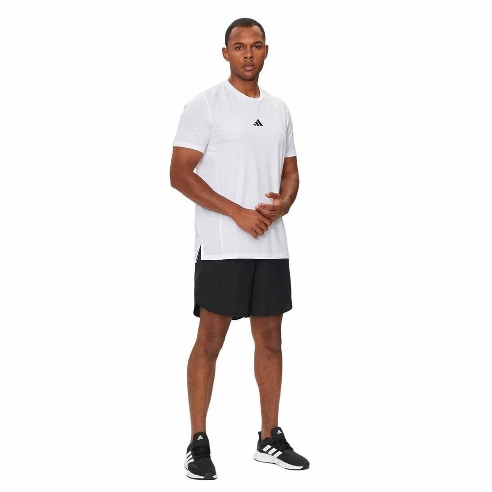 Camiseta Adidas M/C Designed4Training Masculino IS3808 Branco 3