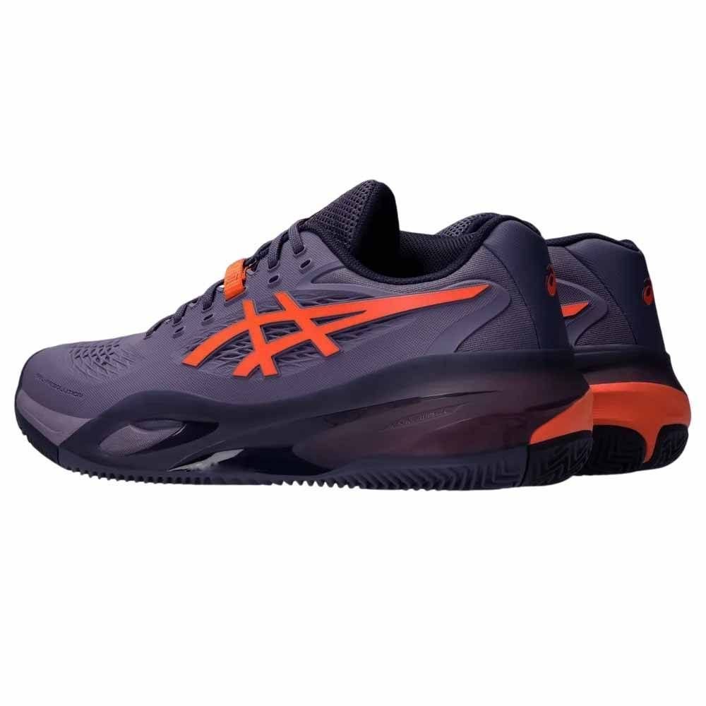 asics GEL-RESOLUTION X 25.5 2Eネイビー/オレンジ Tênis Asics Gel Resolution X Clay Austr Masc 1041A485-500 Roxo/Laranja