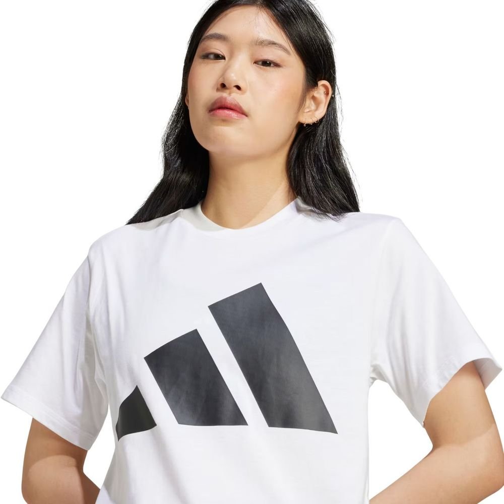 Camiseta Adidas M/C Essentials Big Logo Feminina JC5728 Branco 5