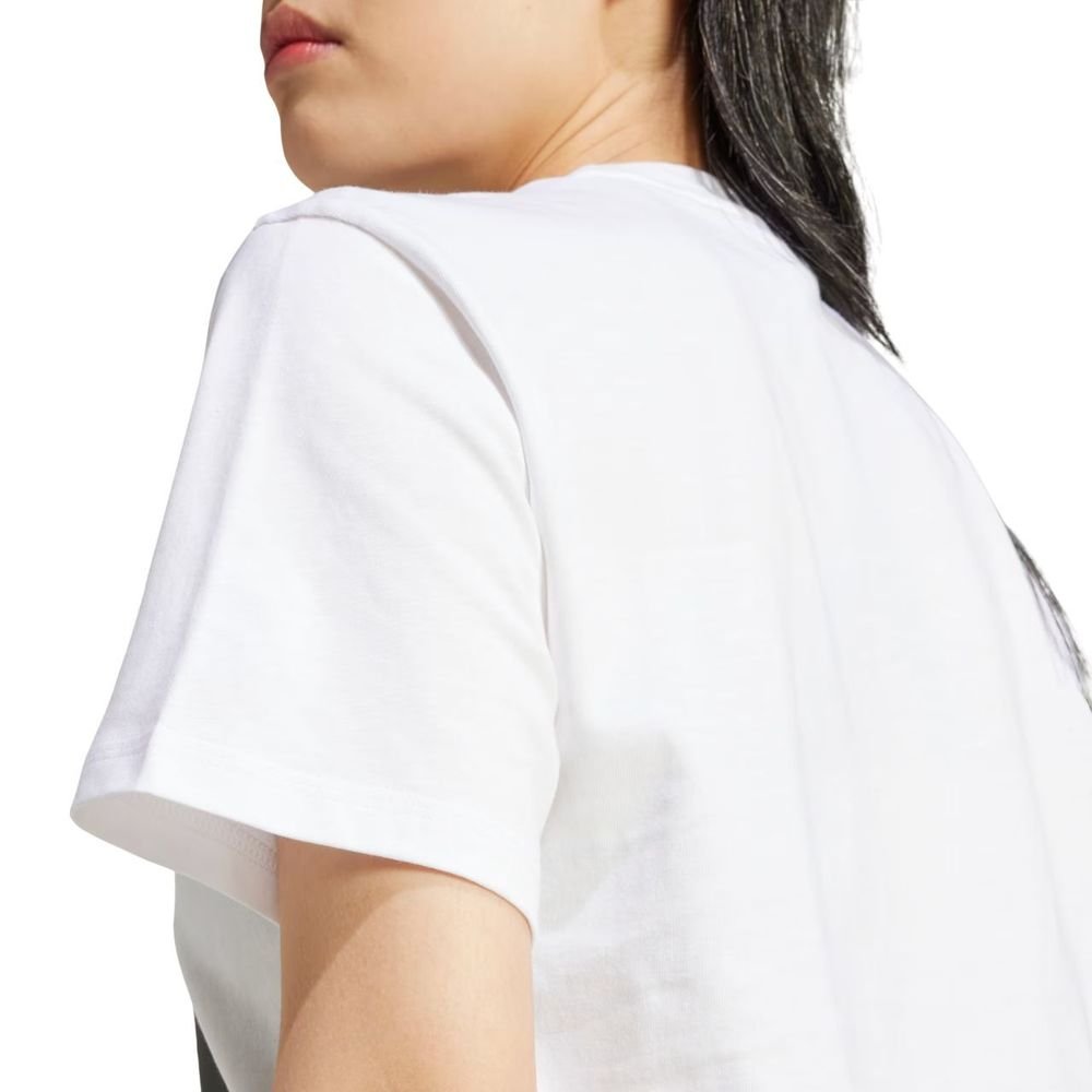 Camiseta Adidas M/C Essentials Big Logo Feminina JC5728 Branco 6
