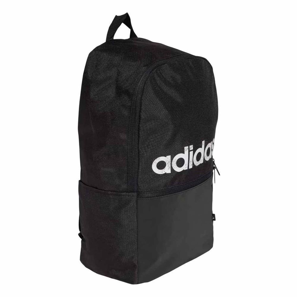 Mochila Adidas Clássica Logo Linear Unissex JD9567 Preto 2
