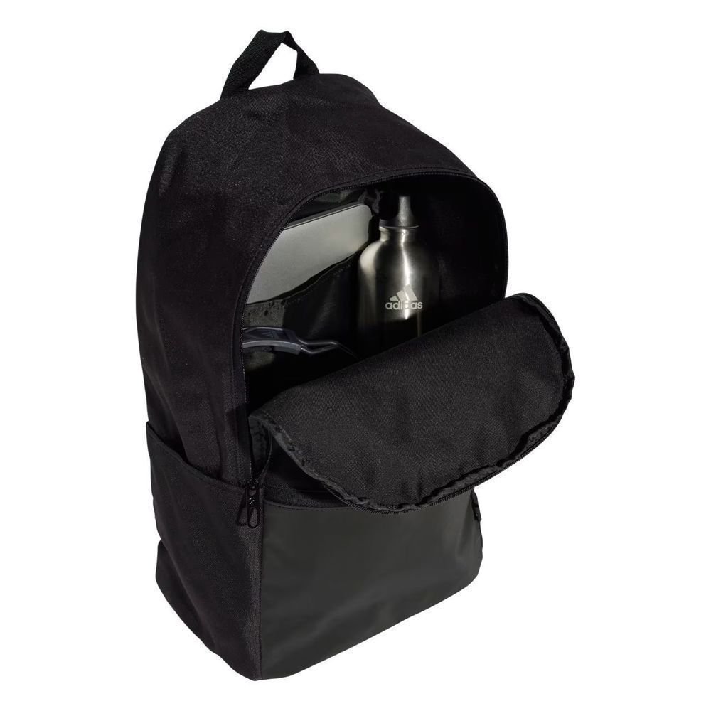 Mochila Adidas Clássica Logo Linear Unissex JD9567 Preto 3