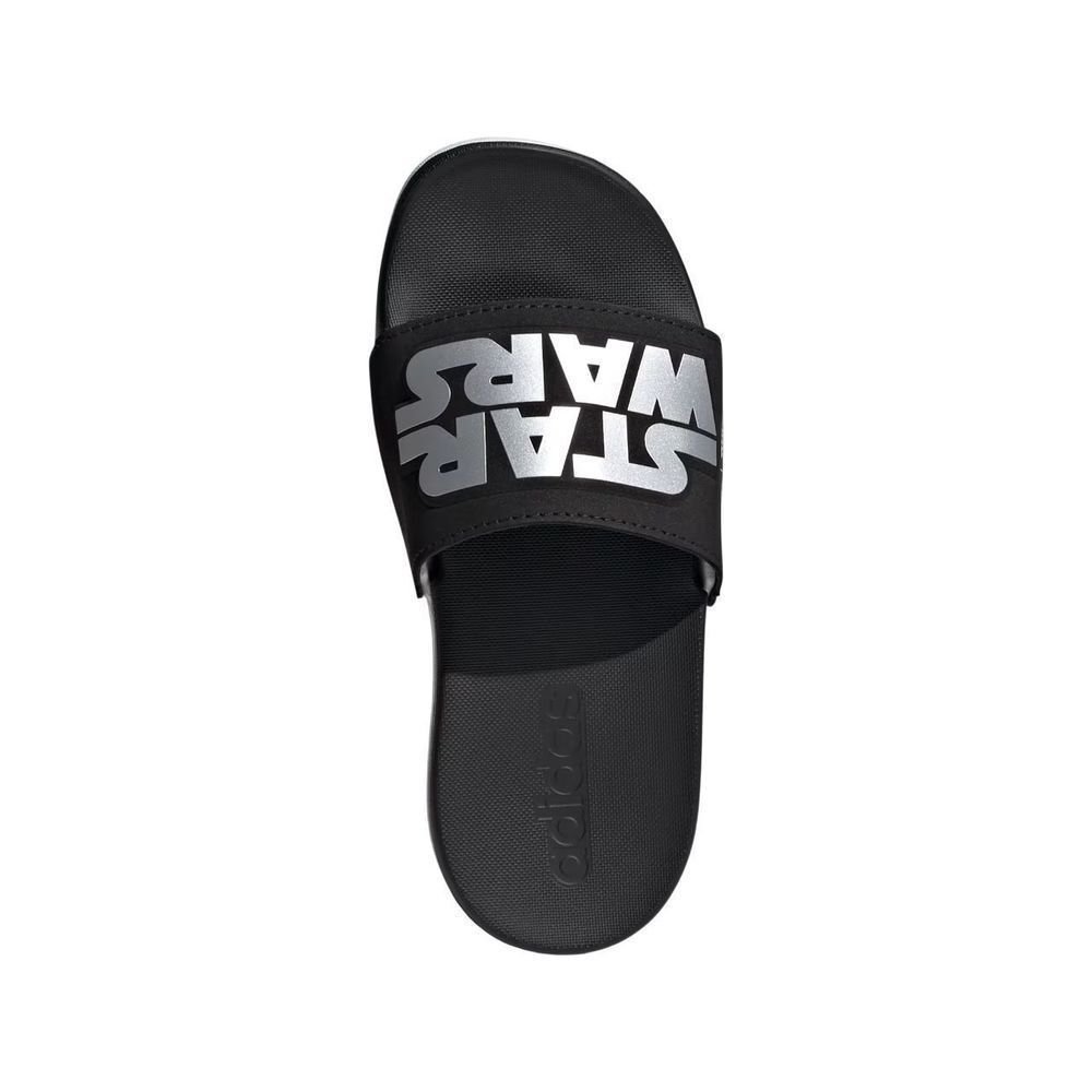 Chinelo Juvenil Adidas Adilette Star Wars ID5237 Preto/Prata 5
