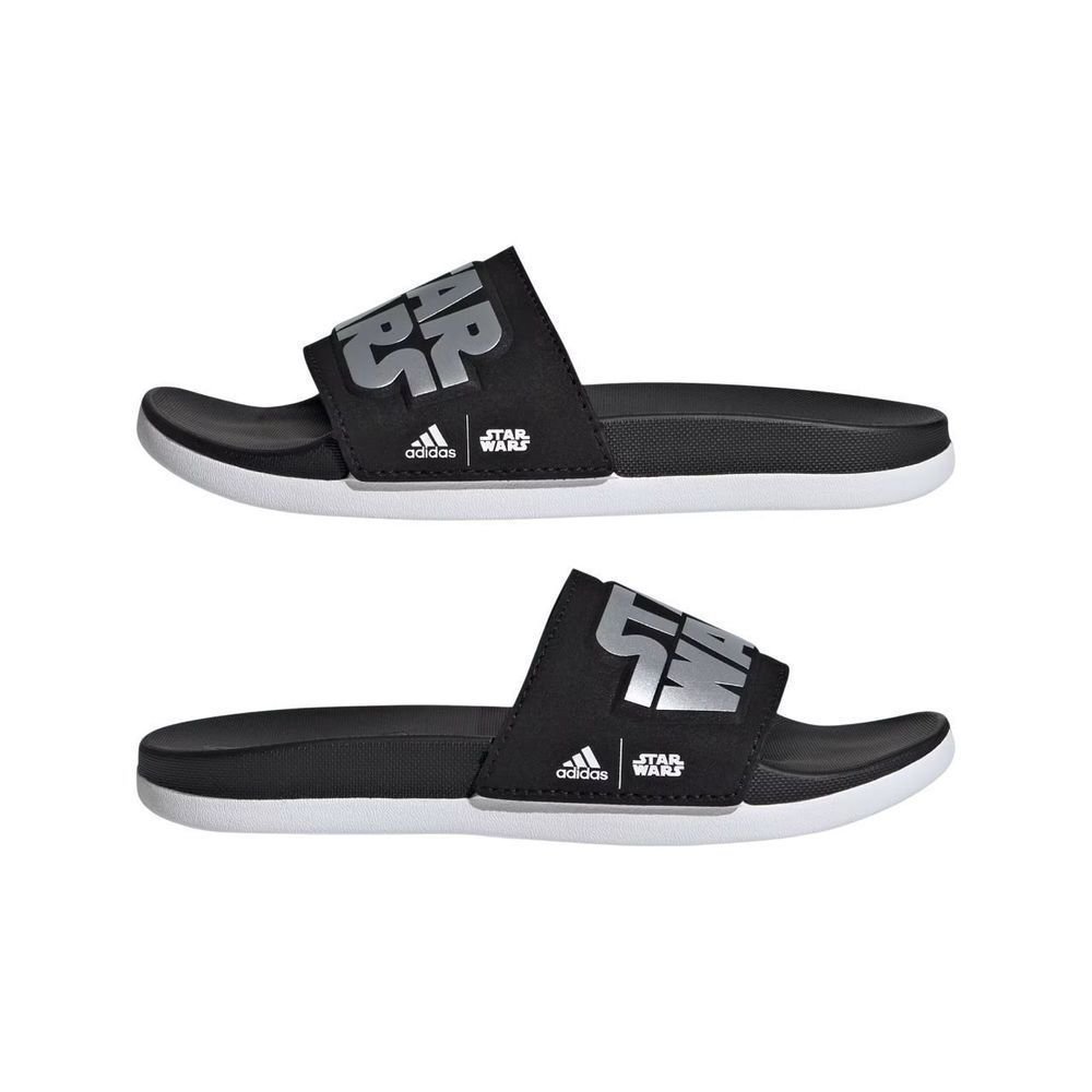 Chinelo Juvenil Adidas Adilette Star Wars ID5237 Preto/Prata 7