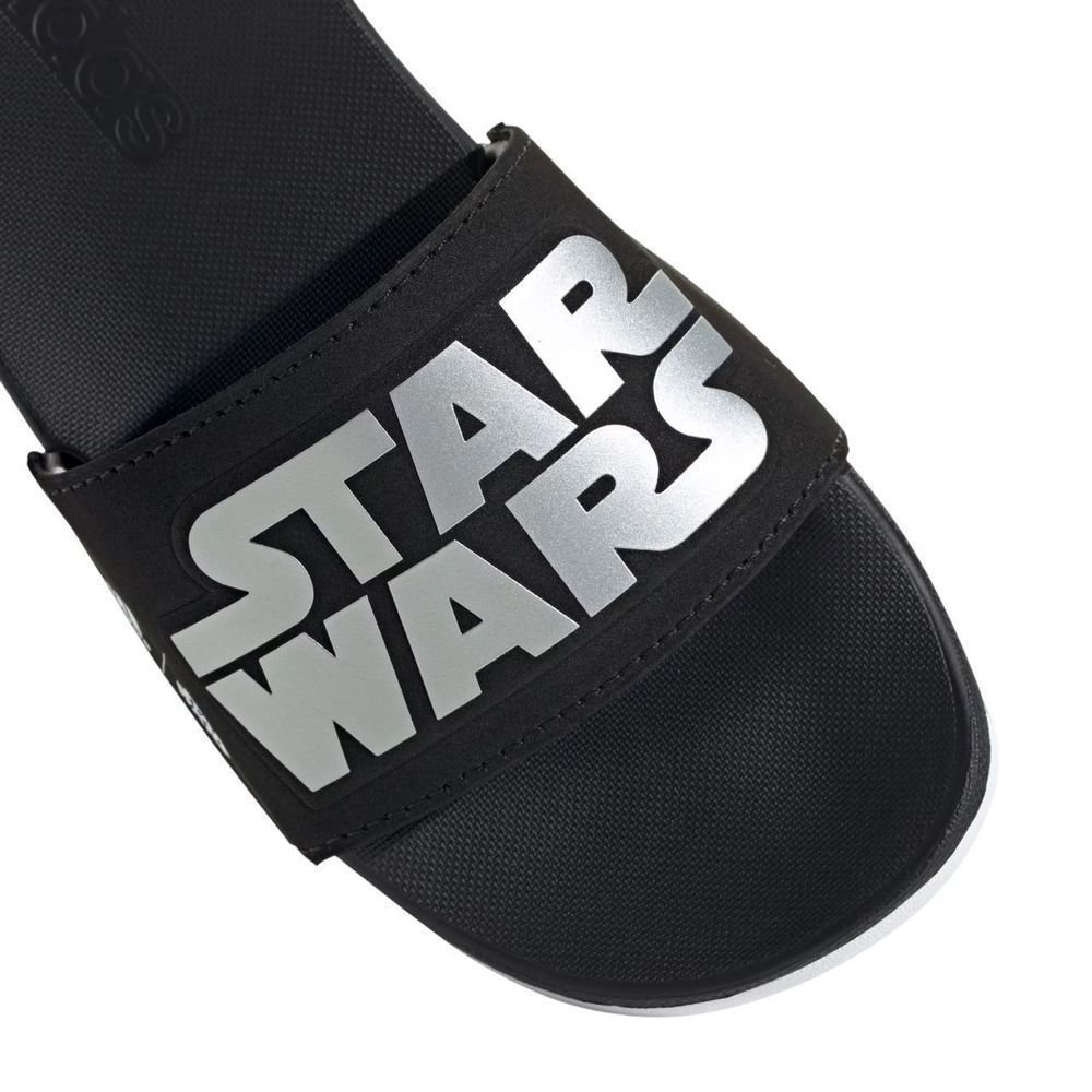 Chinelo Juvenil Adidas Adilette Star Wars ID5237 Preto/Prata 8