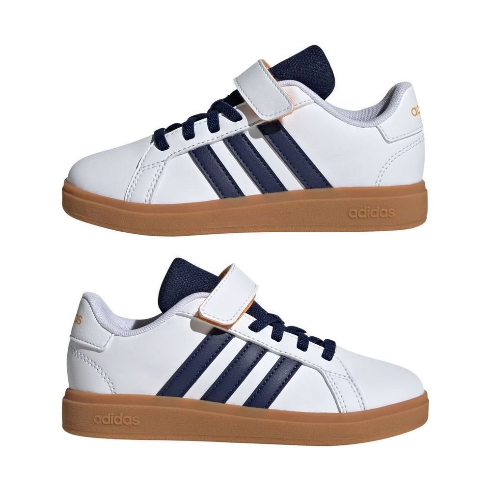 Tênis Juvenil Adidas Grand Court 2.0 JI0973 Branco 7