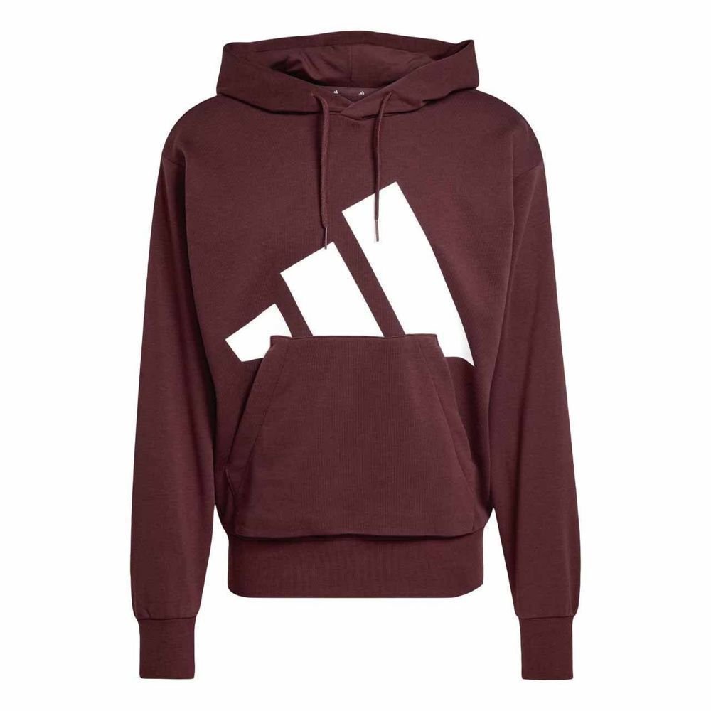 Moletom Adidas Big Logo Com Capuz Masculino JE8897 Bordo/Branco 3