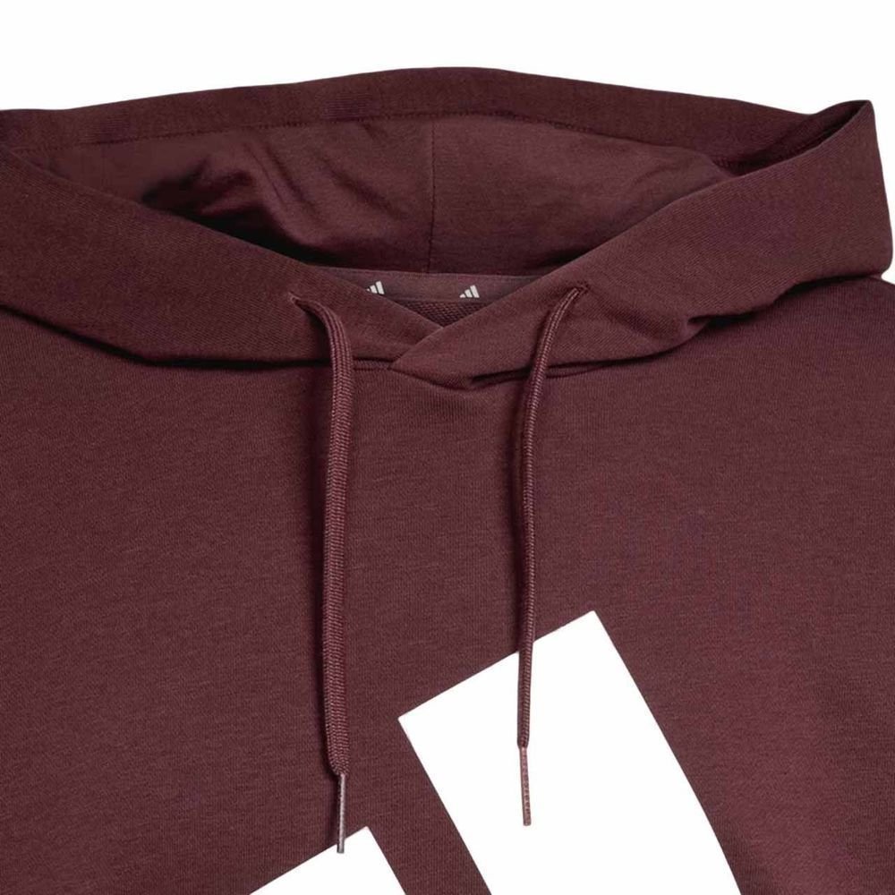 Moletom Adidas Big Logo Com Capuz Masculino JE8897 Bordo/Branco 6