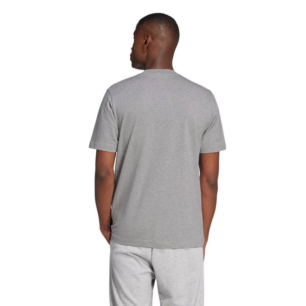 Camiseta Adidas M/C Big Logo Masculina JE8948 Cinza Claro/Preto 3