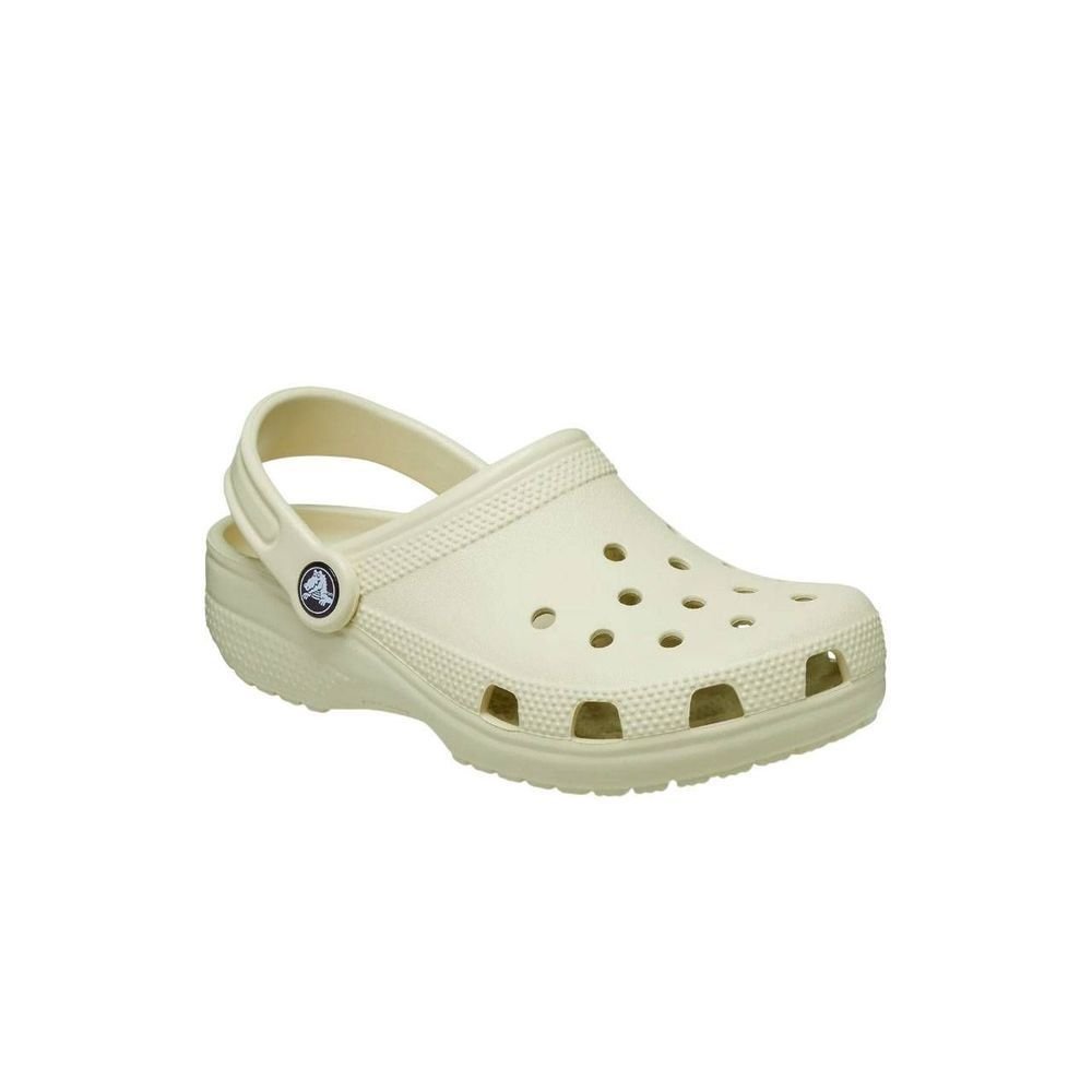 Sandália Juvenil Crocs Classic Clog K 206991-2Y2 Creme 3