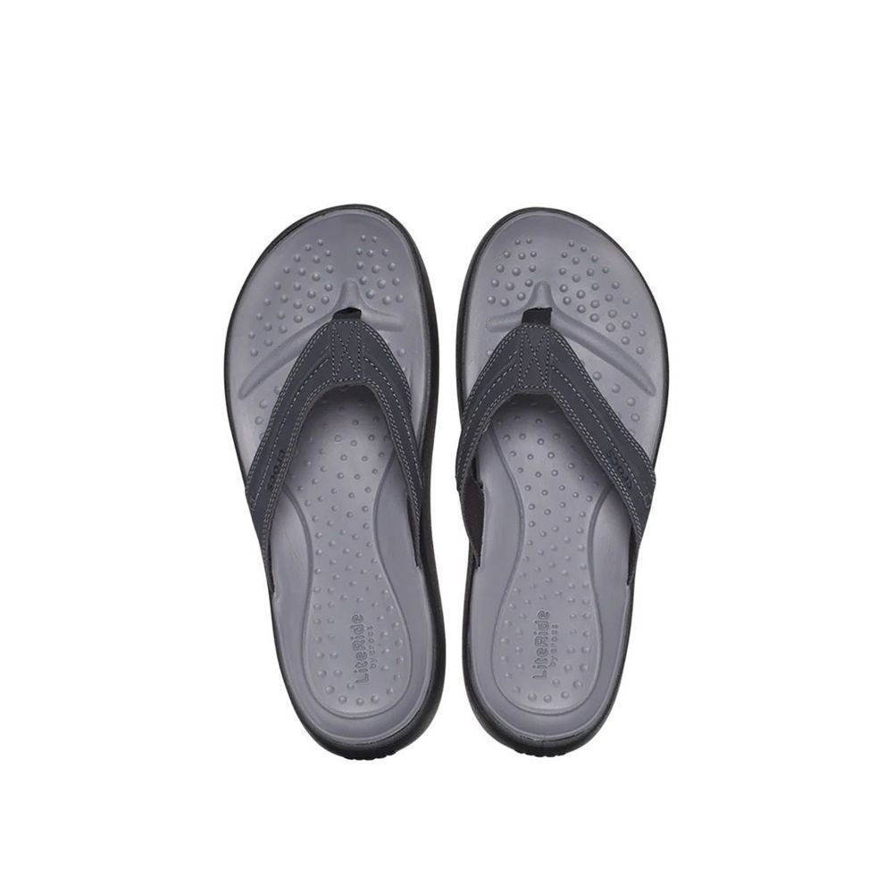 Chinelo Crocs Yukon Vista II Lr Flip Masculino 209332-001 Preto/Cinza