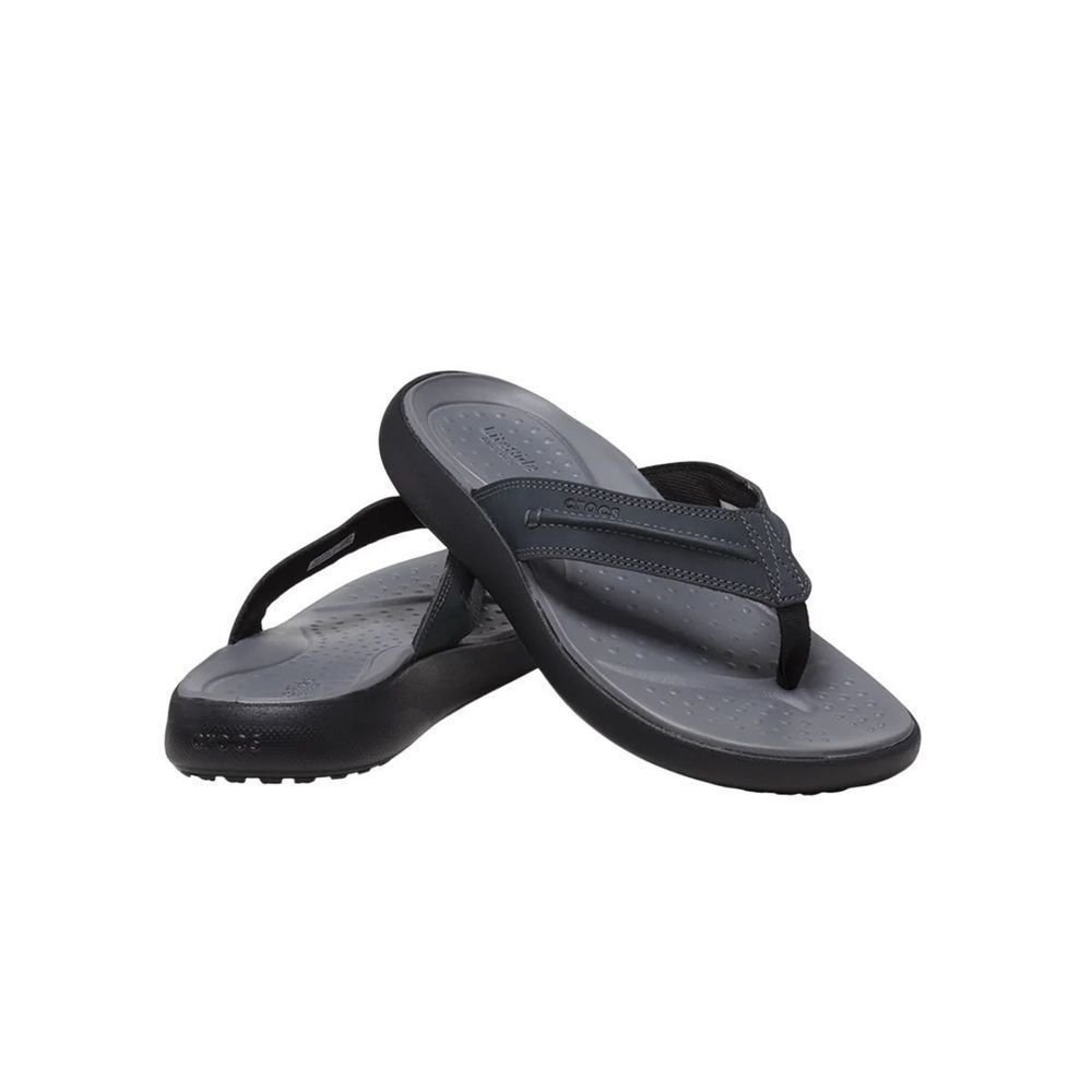 Chinelo Crocs Yukon Vista II Lr Flip Masculino 209332-001 Preto/Cinza