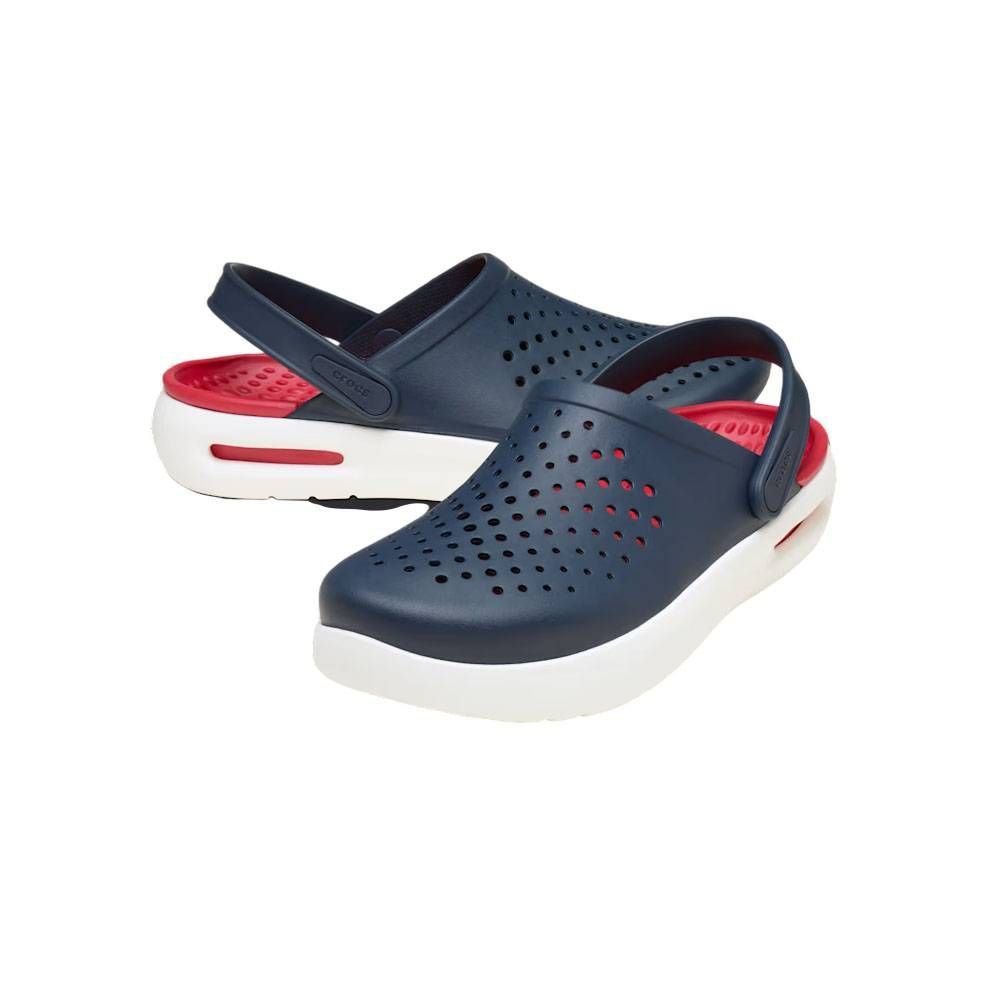 Sandália Crocs Inmotion Clog Unissex 209964-410 Azul Marinho/Vermelho 3