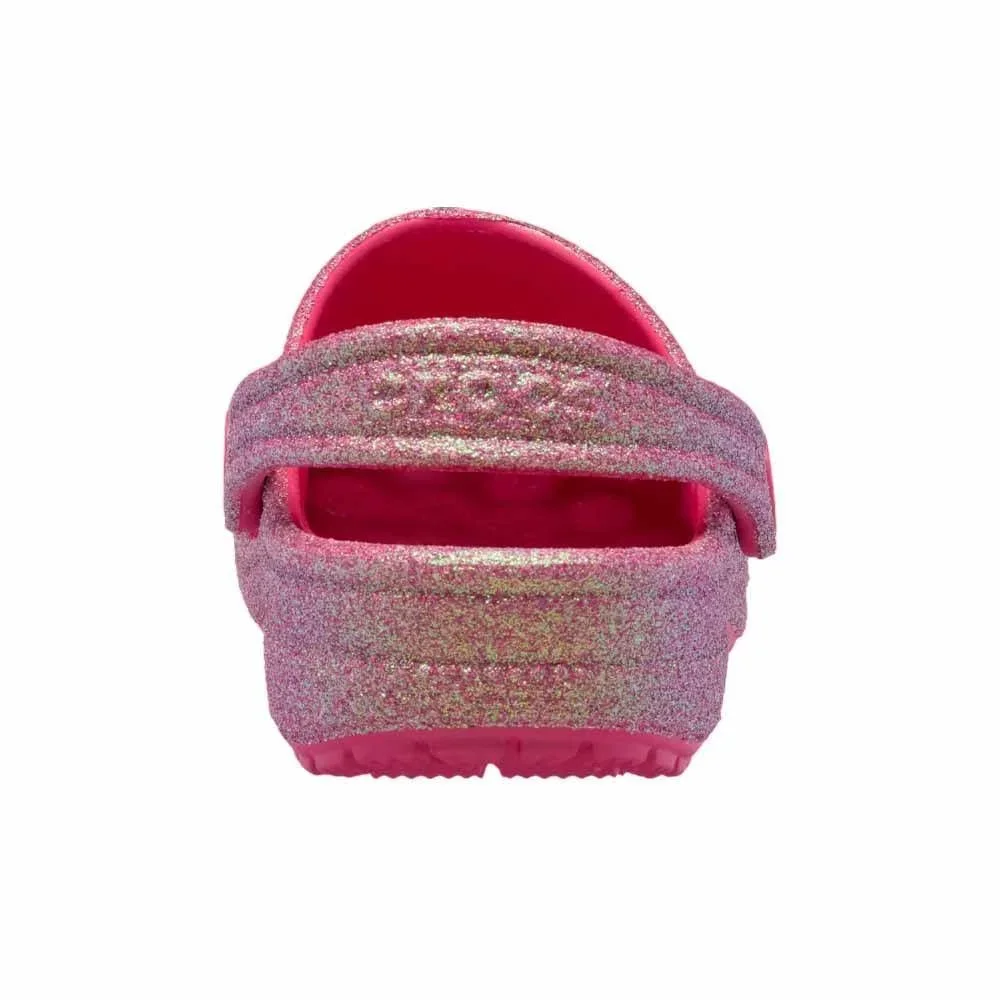 Sandália Juvenil Crocs Classic Iridescent Glitter 210986-6ZQ Rosa 4