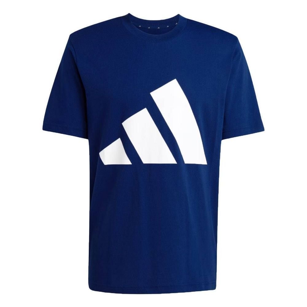 Camiseta Adidas M/C Big Logo Masculina JE8940 Azul/Branco
