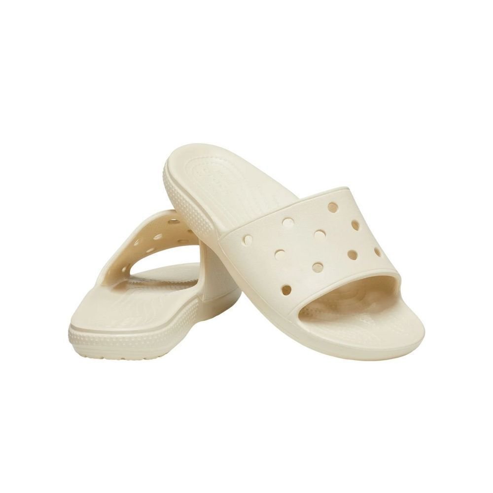 Chinelo Crocs Classic Slide Unissex 206121-2Y2 Creme 3