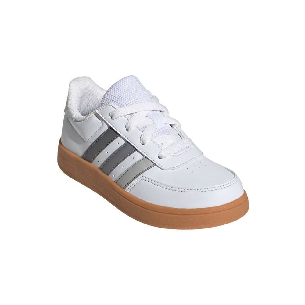 Tênis Juvenil Adidas Breaknet Lifestyle IH8878 Branco/Cinza 3