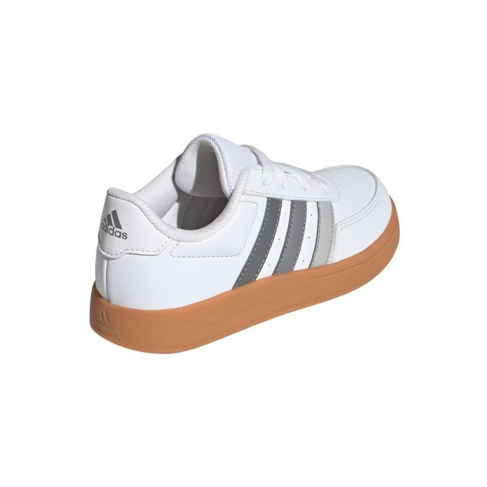 Tênis Juvenil Adidas Breaknet Lifestyle IH8878 Branco/Cinza 4