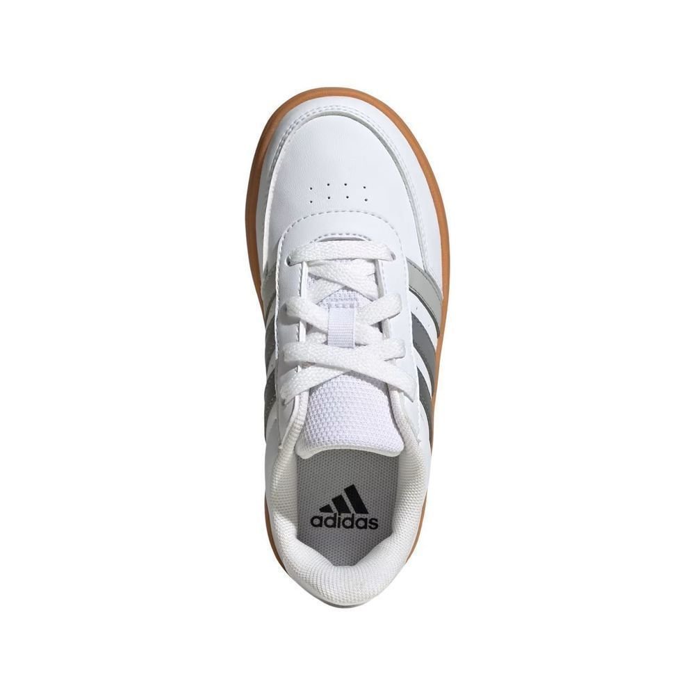 Tênis Juvenil Adidas Breaknet Lifestyle IH8878 Branco/Cinza 5