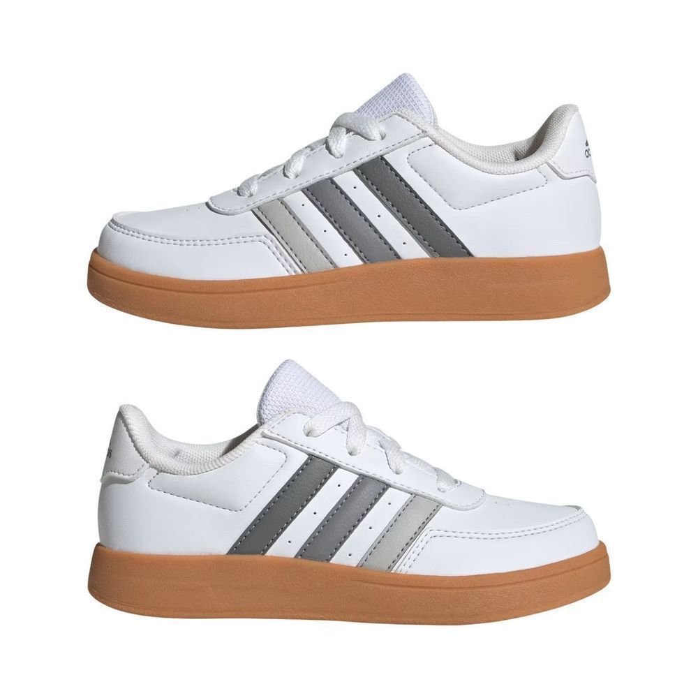 Tênis Juvenil Adidas Breaknet Lifestyle IH8878 Branco/Cinza 7