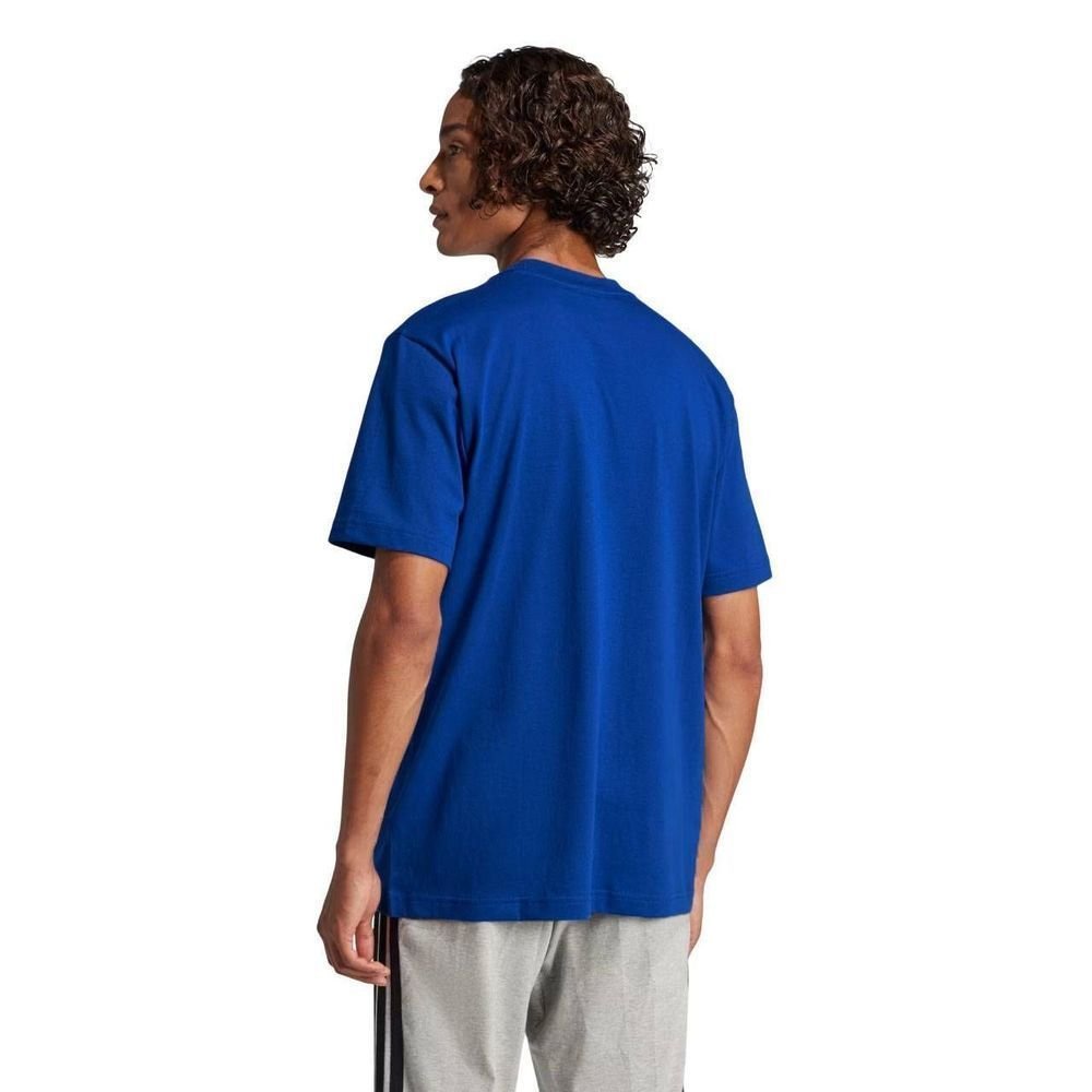 Camiseta Adidas M/C Small Logo Masculina JF1094 Azul/Preto 3