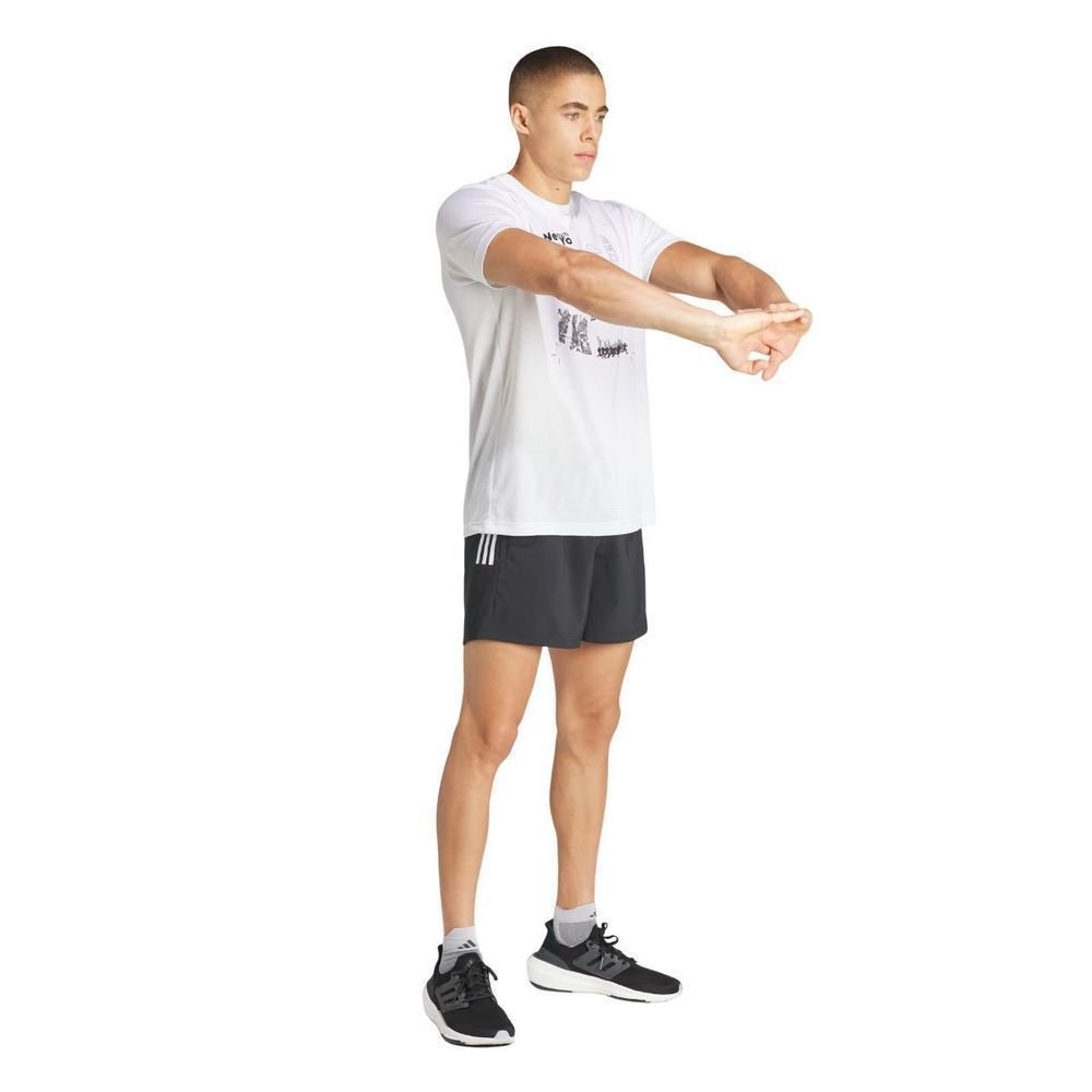 Shorts Adidas Own The Run Base 7 Masculina IY0704 Preto 4