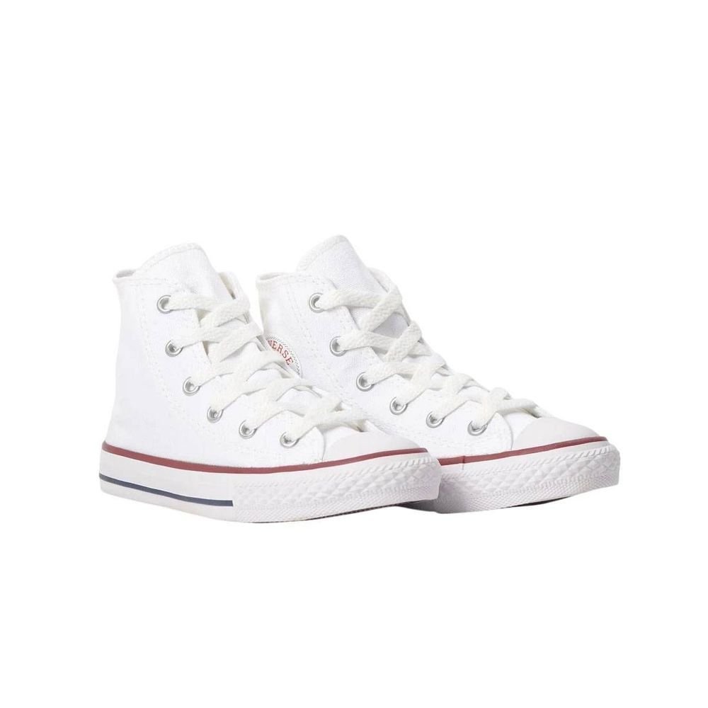 Tênis Juvenil Converse Chuck Taylor All Star CK00040001 Branco/Vermelho 2