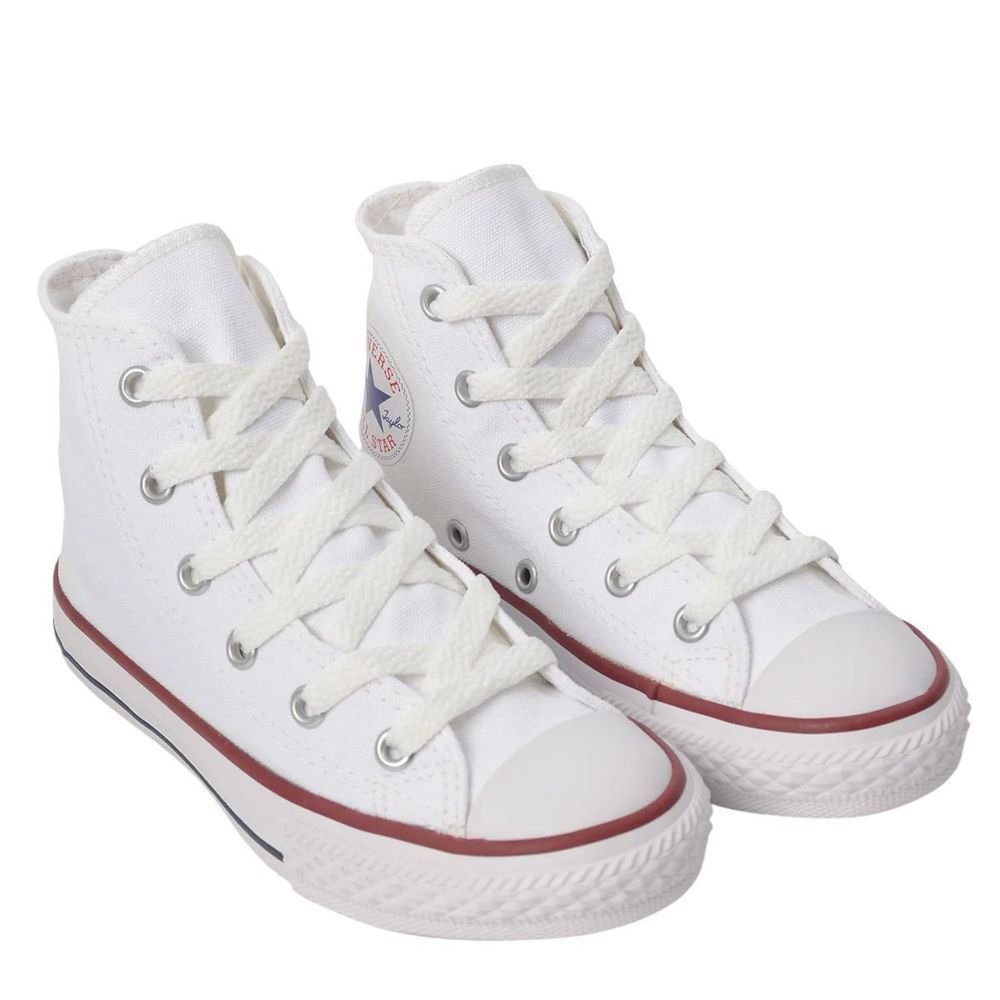 Tênis Juvenil Converse Chuck Taylor All Star CK00040001 Branco/Vermelho 3
