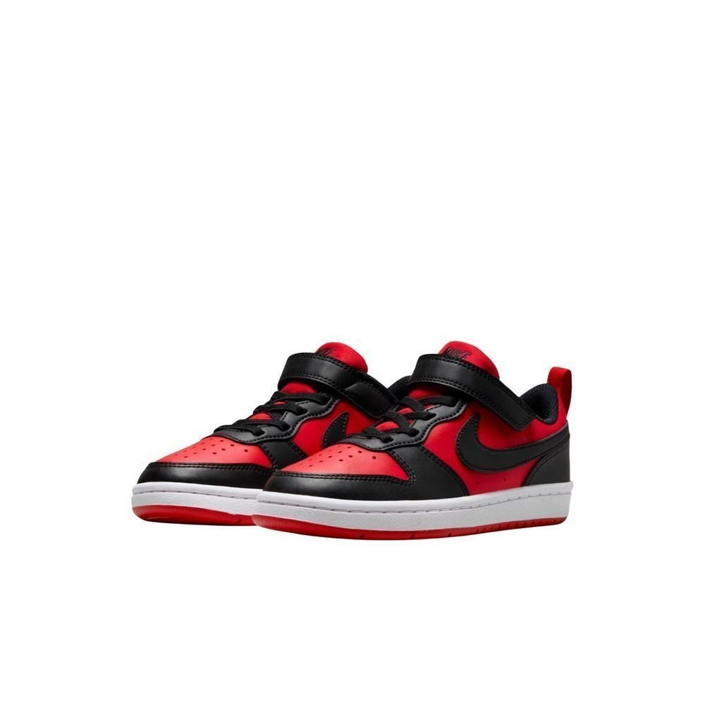 Tênis Juvenil Court Borough Low Recraft DV5457-600 Preto/Vermelho 3