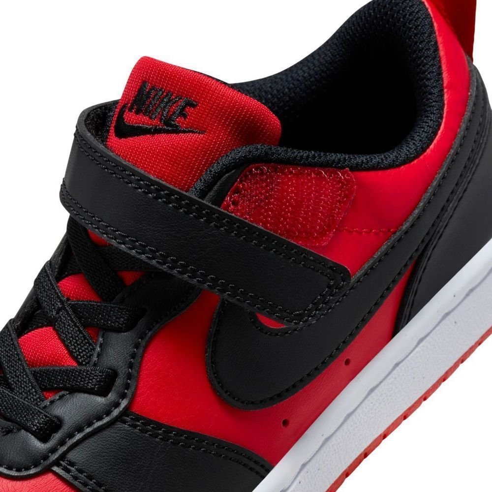 Tênis Juvenil Court Borough Low Recraft DV5457-600 Preto/Vermelho 7