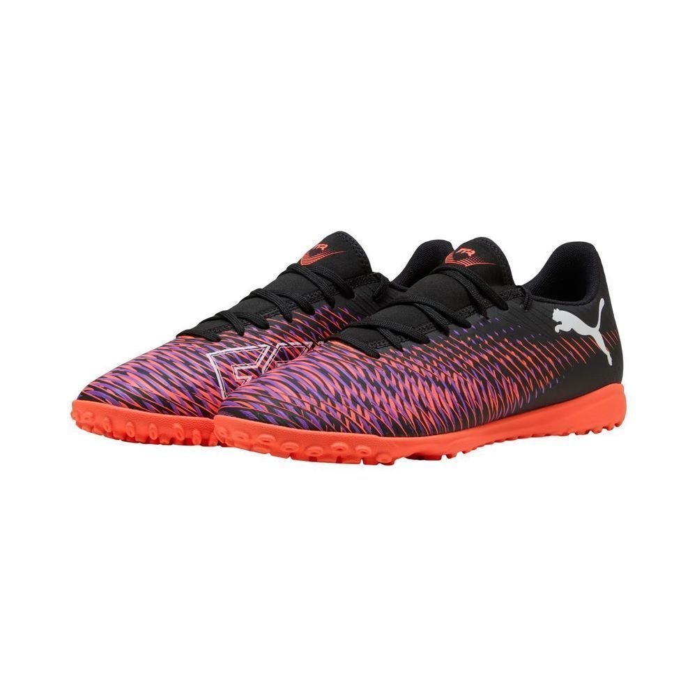 Chuteira Puma Society Future 8 Play Masculina 108378-01 Preto/Laranja