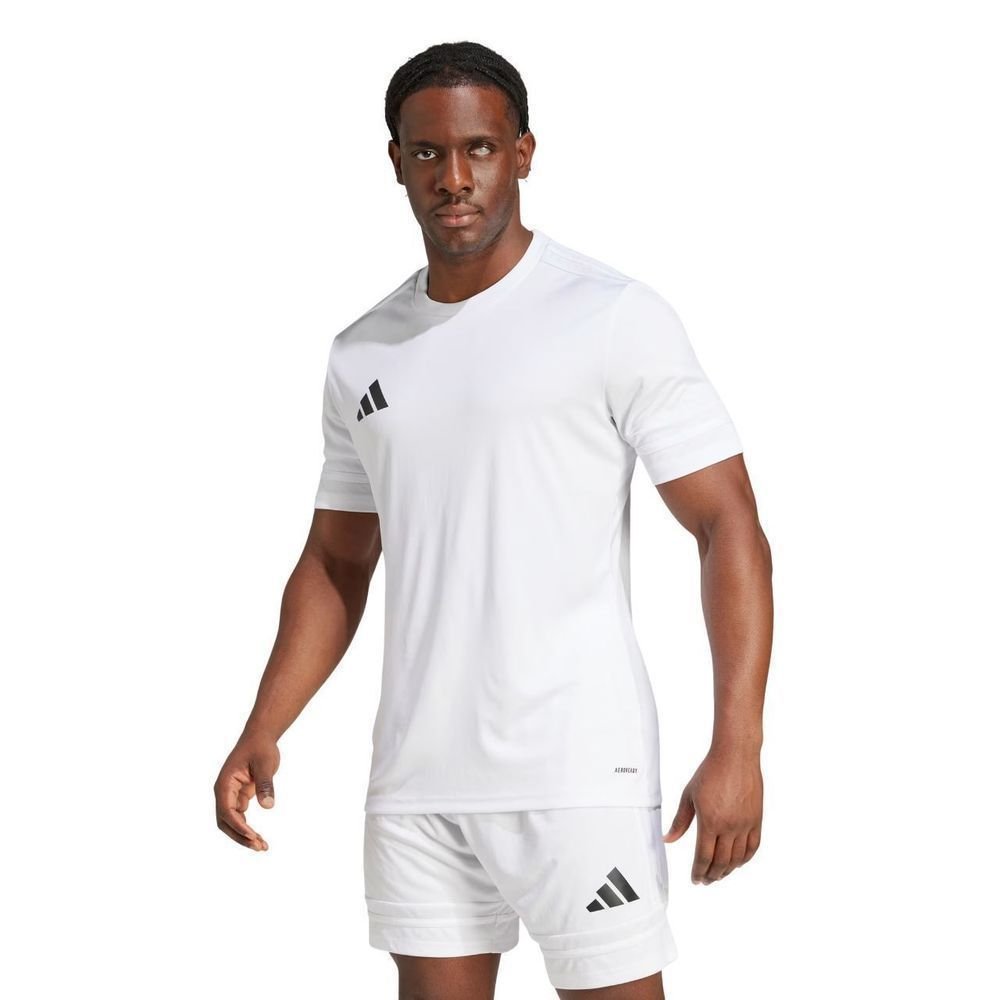 Camiseta Adidas M/C Squadra 25 Masculina JG5834 Branco 1