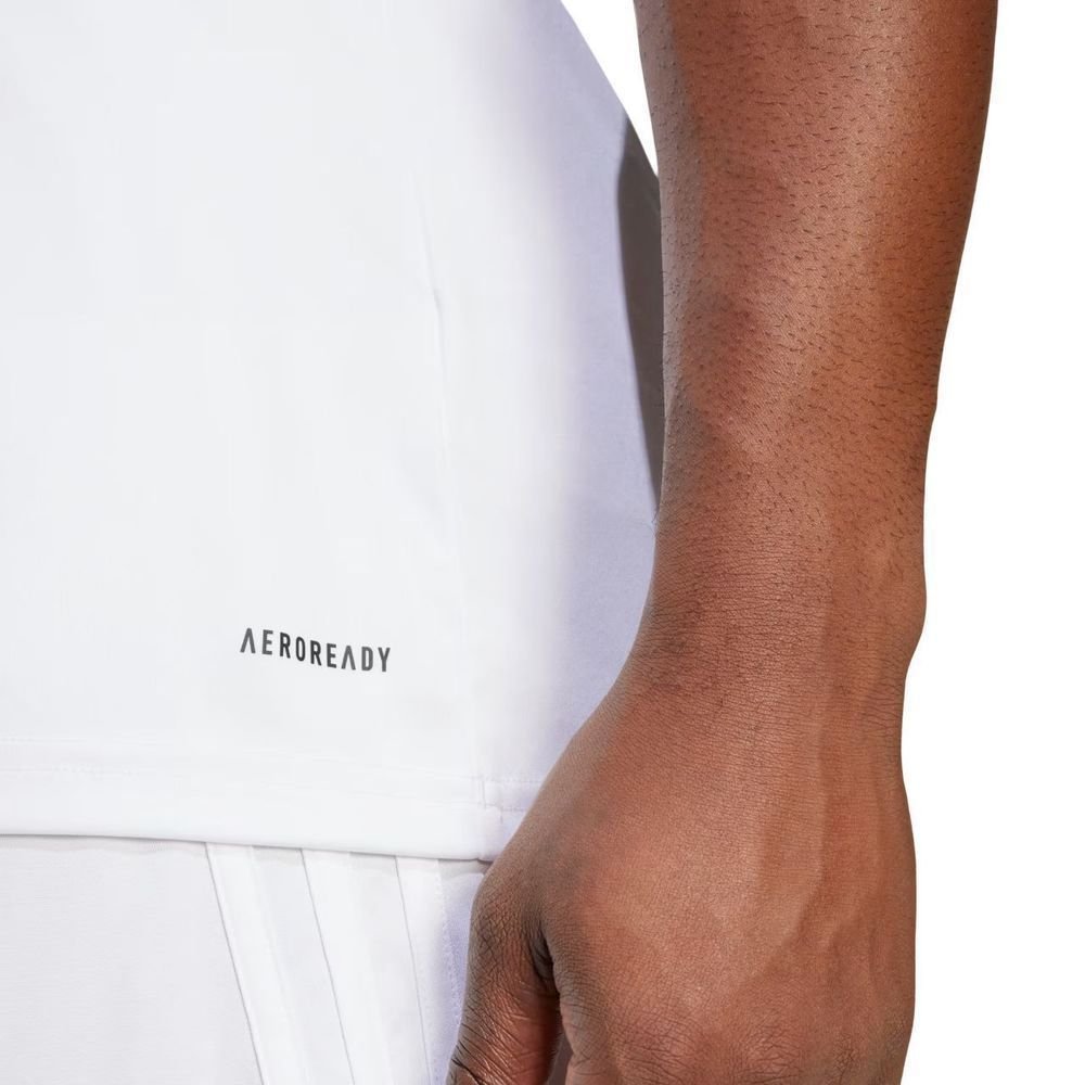 Camiseta Adidas M/C Squadra 25 Masculina JG5834 Branco 7