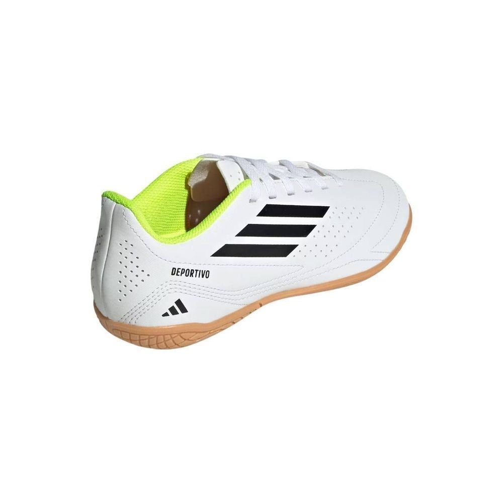 Chuteira Juvenil Adidas Futsal Deportivo III JH8816 Branco 3