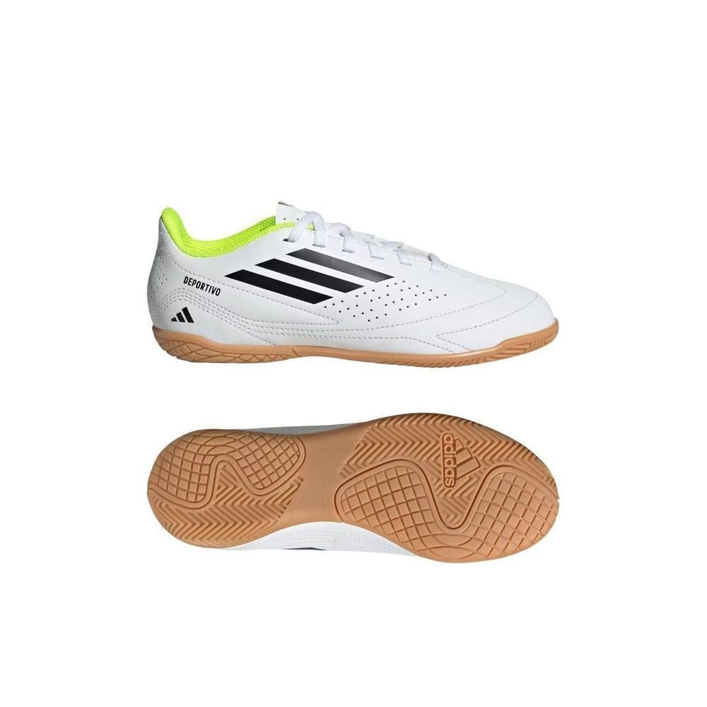 Chuteira Juvenil Adidas Futsal Deportivo III JH8816 Branco 7